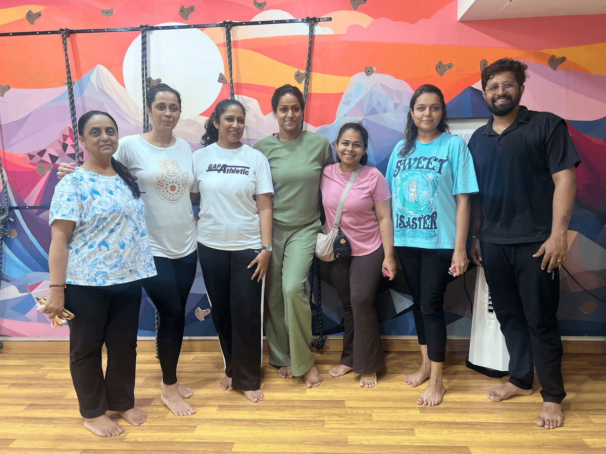 Group yoga class at Magic of Yoga