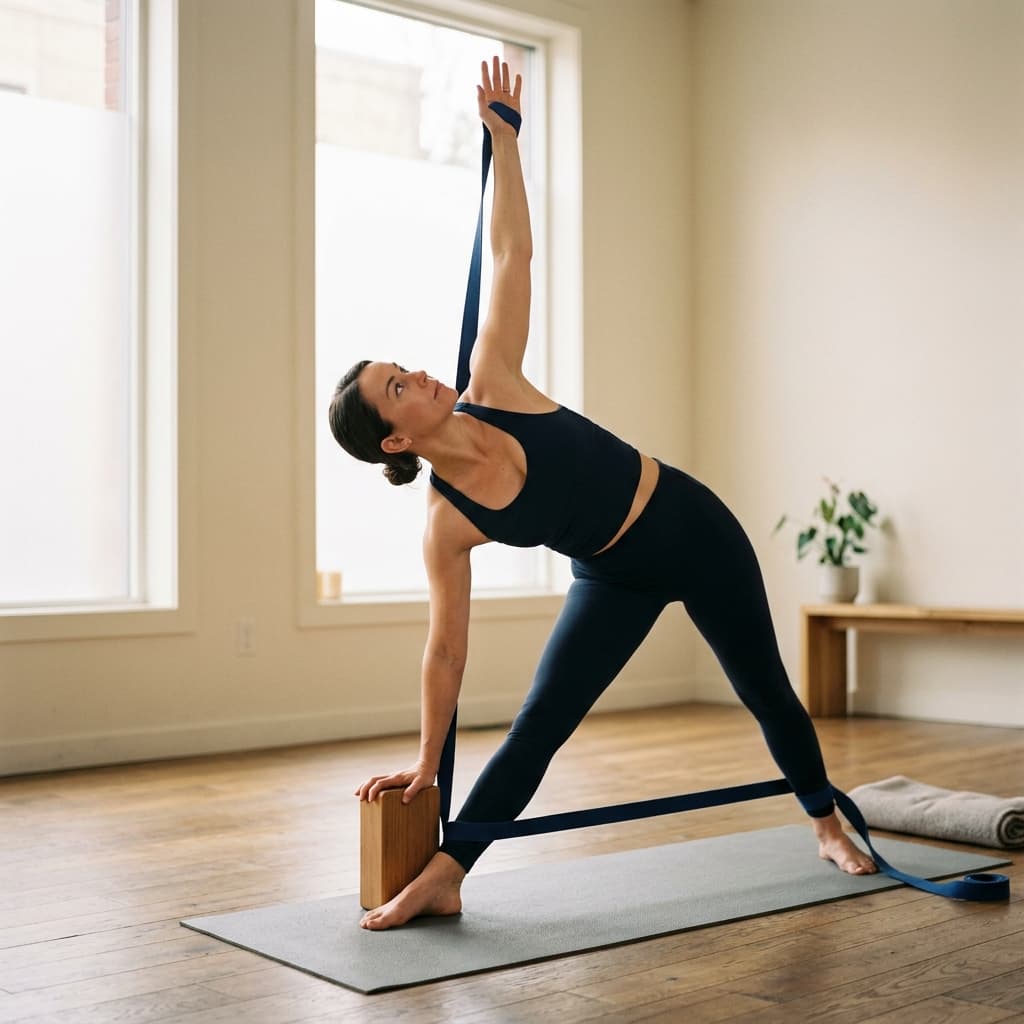 Iyengar Yoga class at Magic of Yoga, Vile Parle Mumbai