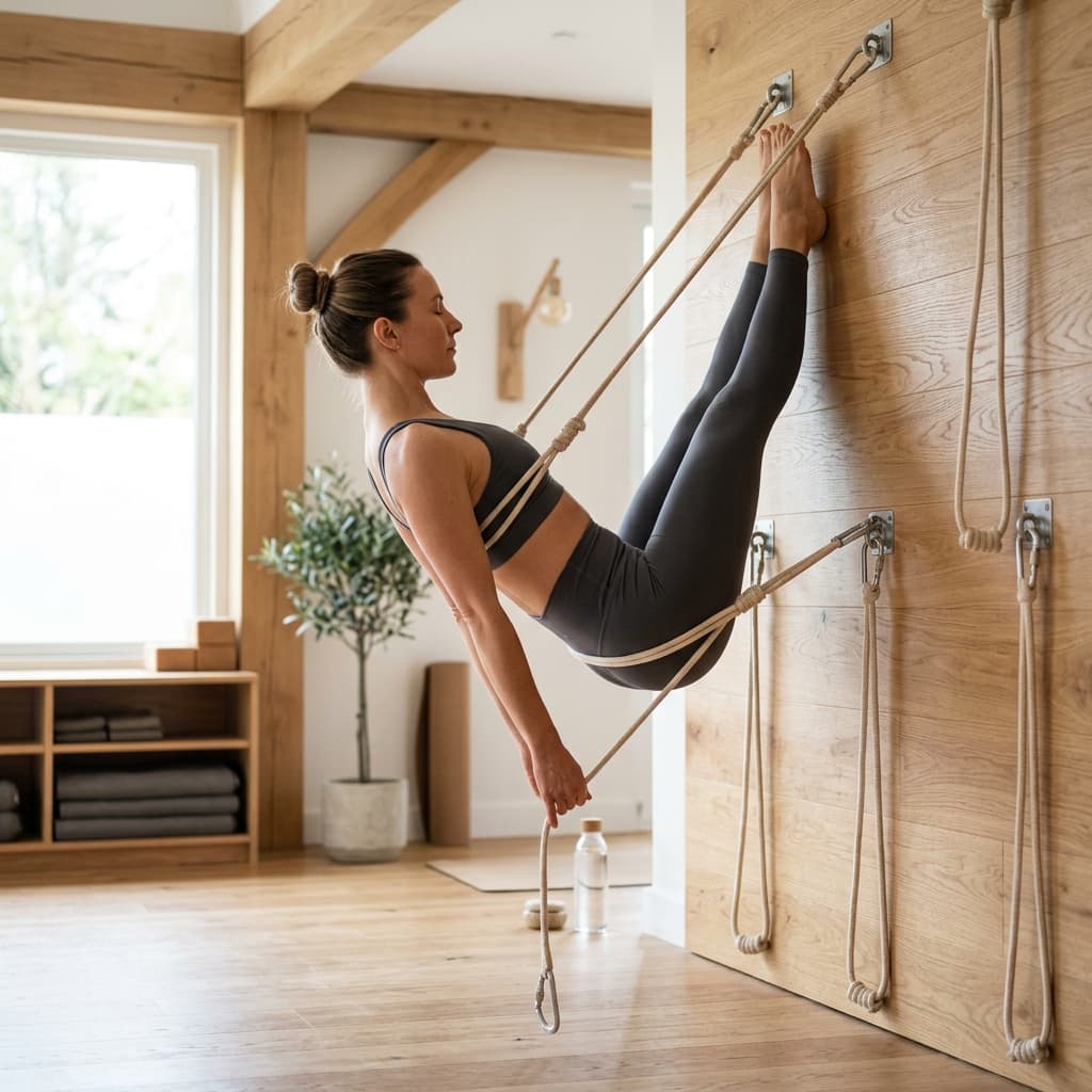Yoga teacher guiding a class at Magic of Yoga